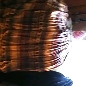 Long size 22 multi brown. Lots of pleats